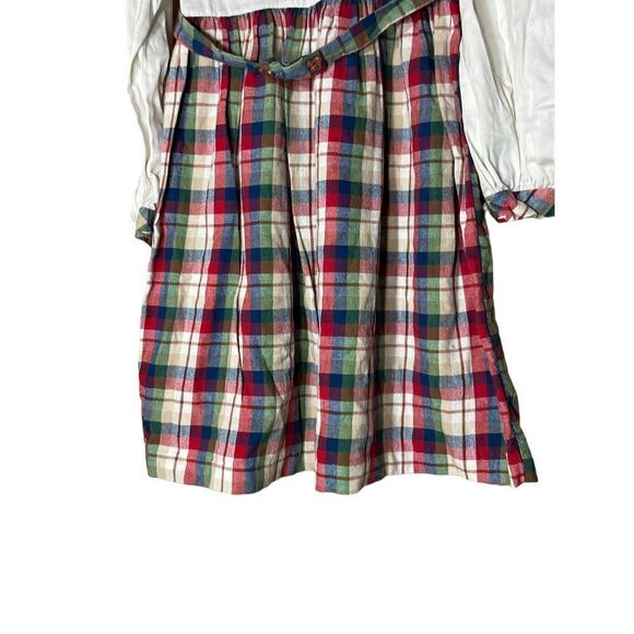 Vintage Oshkosh B’Gosh Girls Plaid Bunny Squirrel print‎ Dress Size 6 - Picture 10 of 13